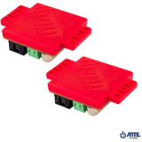 Zestaw aktywnych konwerterów do transmisji Ethernet oraz PoE ATTE xCOAX4-SET