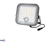 NAŚWIETLACZ SOLARNY LED BEMKO SOLPAR 10W 1500LM 3000/4000K IP65 CZARNY CZ. PIR