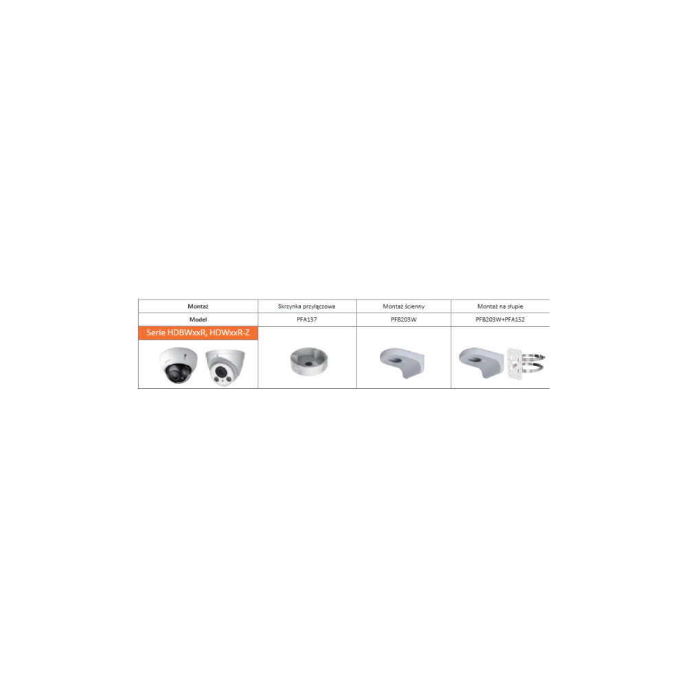 UCHWYT DAHUA PFA137