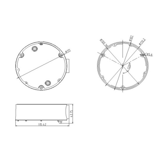 UCHWYT HIKVISION DS-1280ZJ-DM18