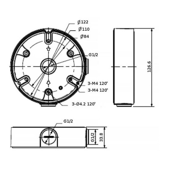 UCHWYT KAMERY STG-PFA137