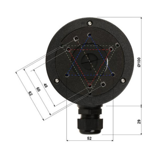 UCHWYT KAMERY STG-1280ZJ-XS(BLACK)