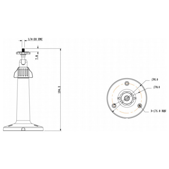 UCHWYT DAHUA PFB110W
