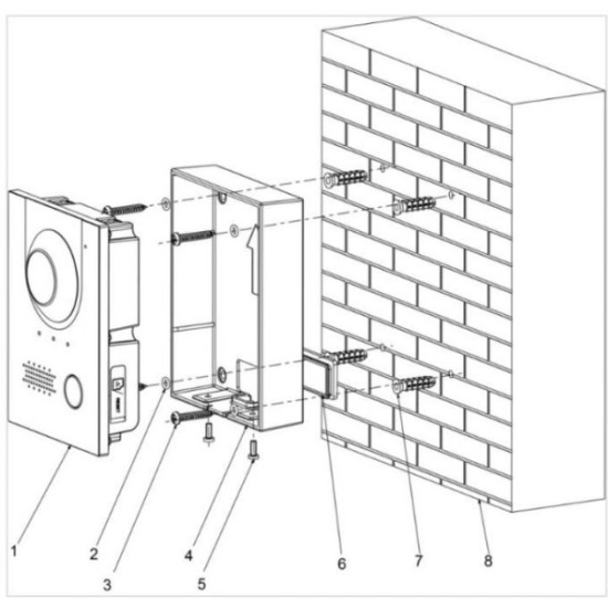 Natynkowa obudowa  BCS LINE BCS-PN17