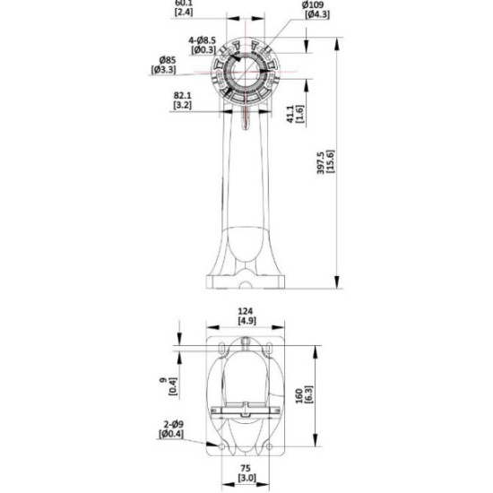 Uchwyt do kamer Hikvision DS-4604ZJ-PAAC