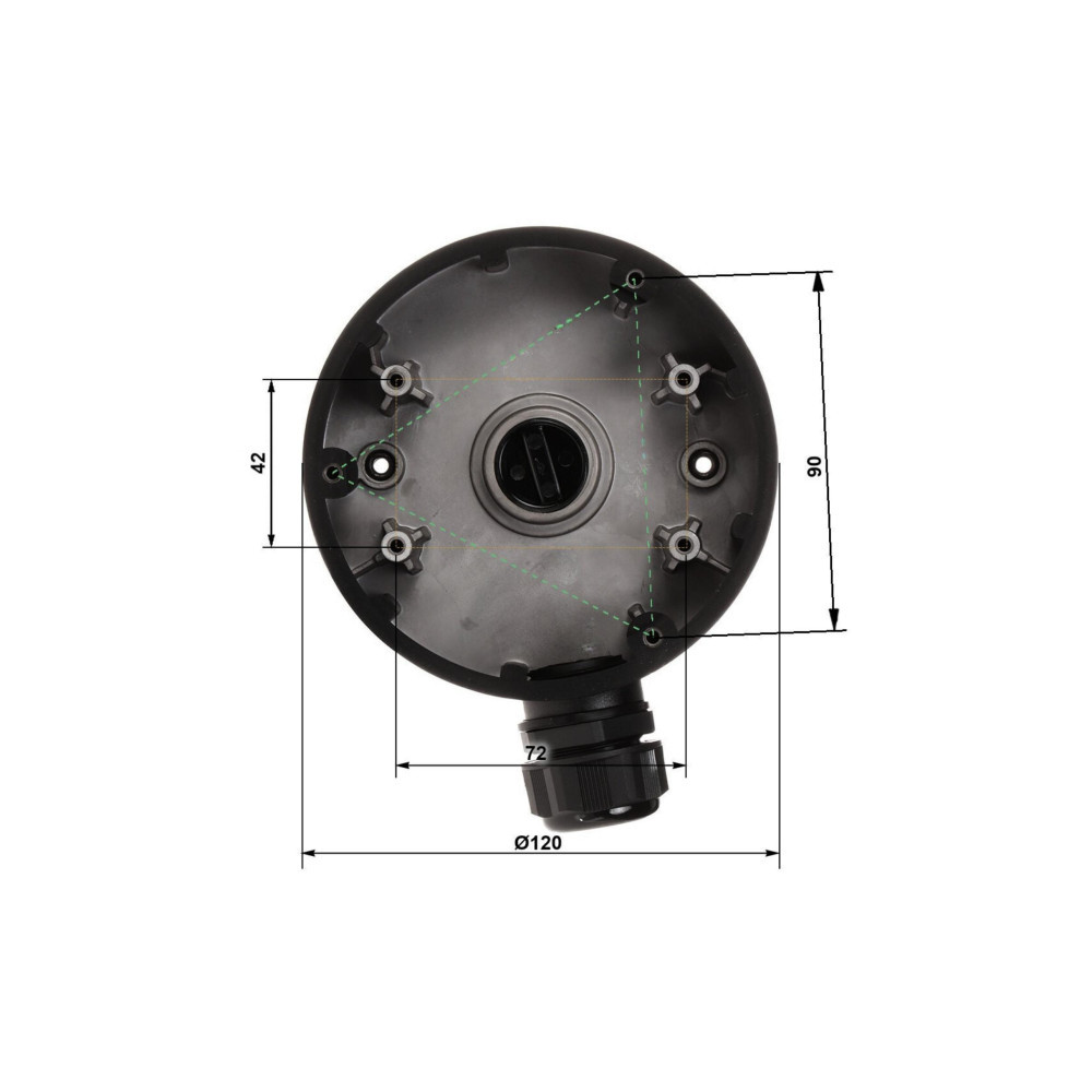 UCHWYT KAMERY STG-1280ZJ-DM46(BLACK)