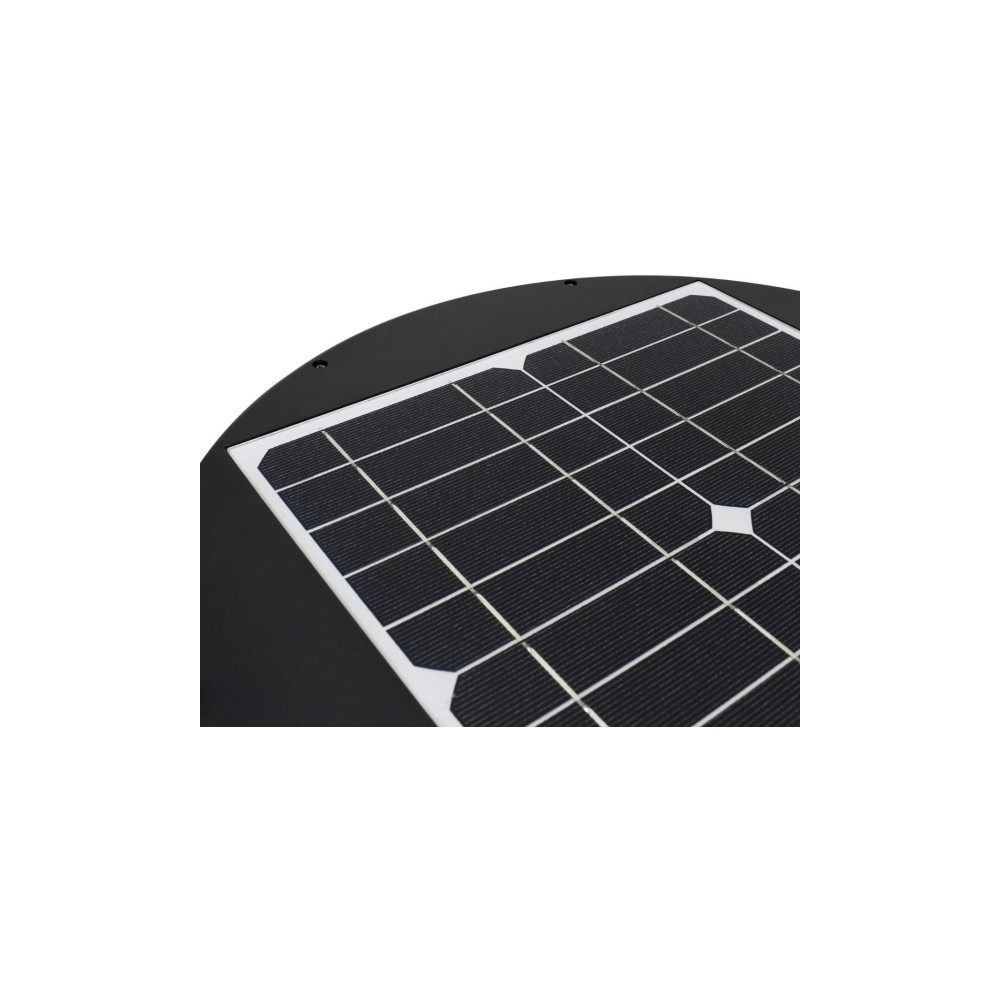 SOLARNA OPRAWA PARKOWA LED SOLUM 20W 2200LM 3000-4000K IP65 CZARNA