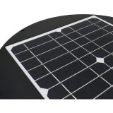 SOLARNA OPRAWA PARKOWA LED SOLUM 20W 2200LM 3000-4000K IP65 CZARNA