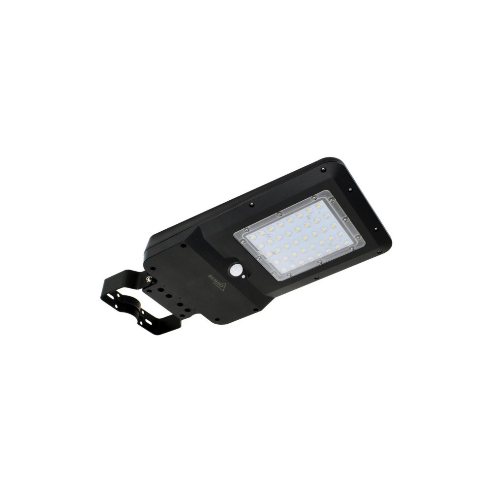 SOLARNA OPRAWA ULICZNA LED SOLGER 25W 3000LM 4000K IP65 CZARNY CZ. PIR