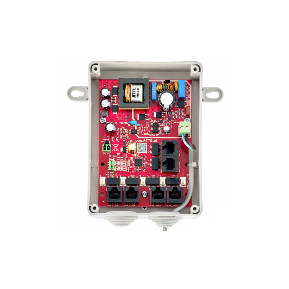 SWITCH 5-PORTOWY POE ATTE IPB-5-10A-S4