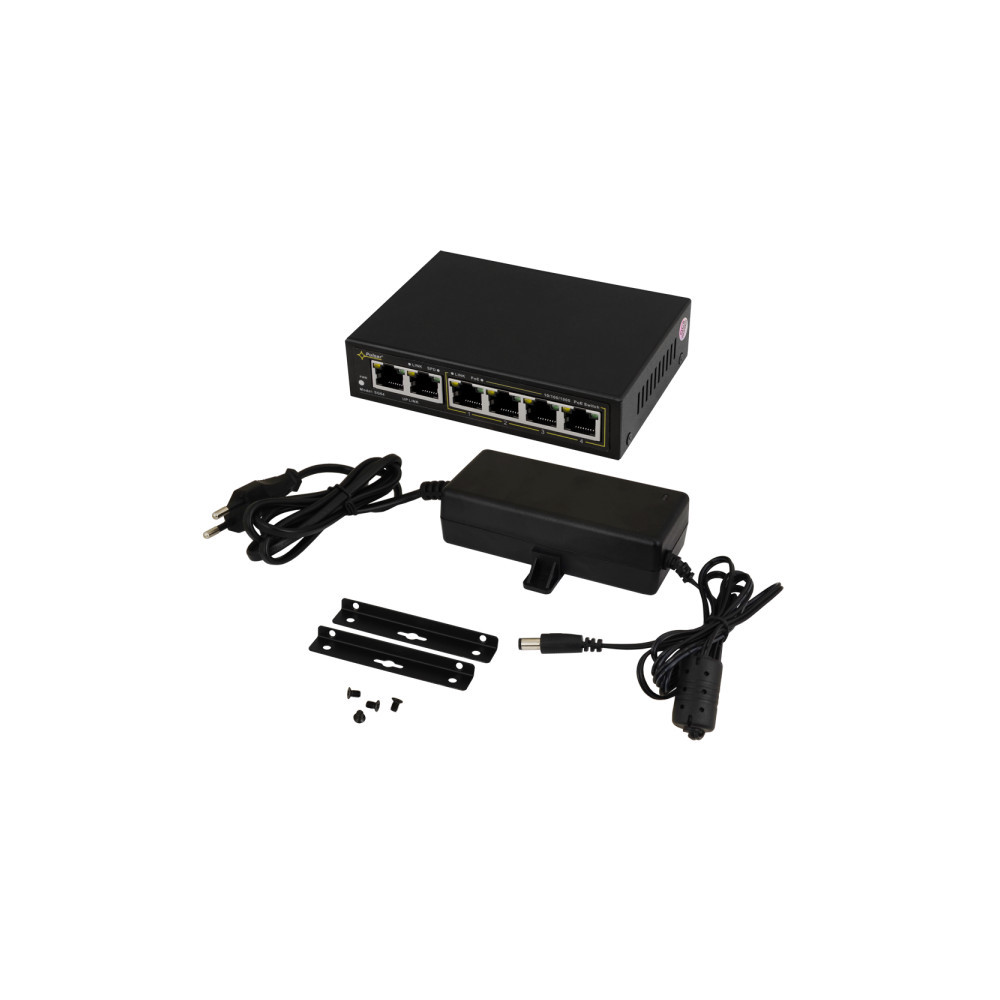 SWITCH GIGABIT POE 4+2 PULSAR SG64