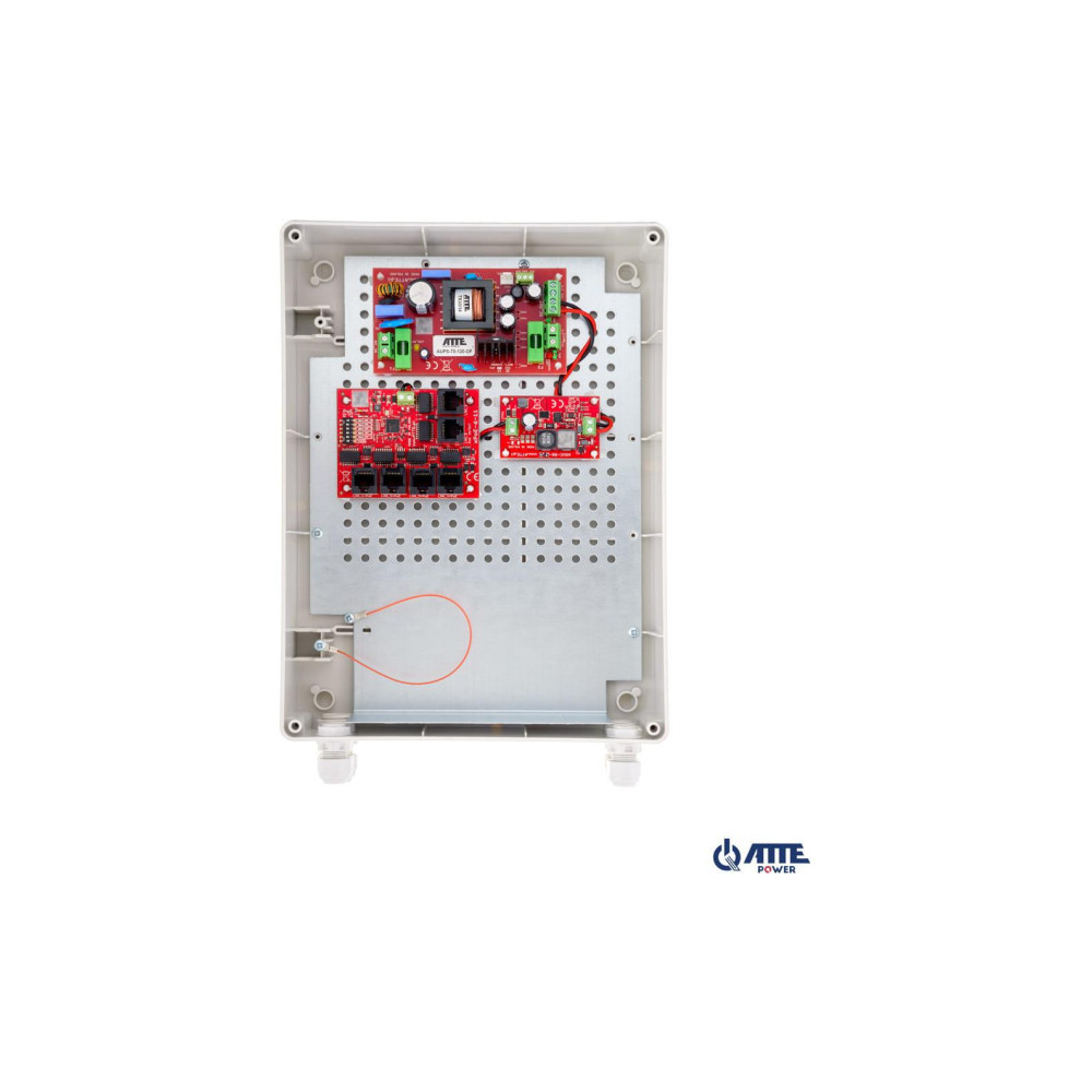 SWITCH POE 5-PORTOWY Z ZASILANIEM BUFOROWYM ATTE IPUPS-5-11-XL2