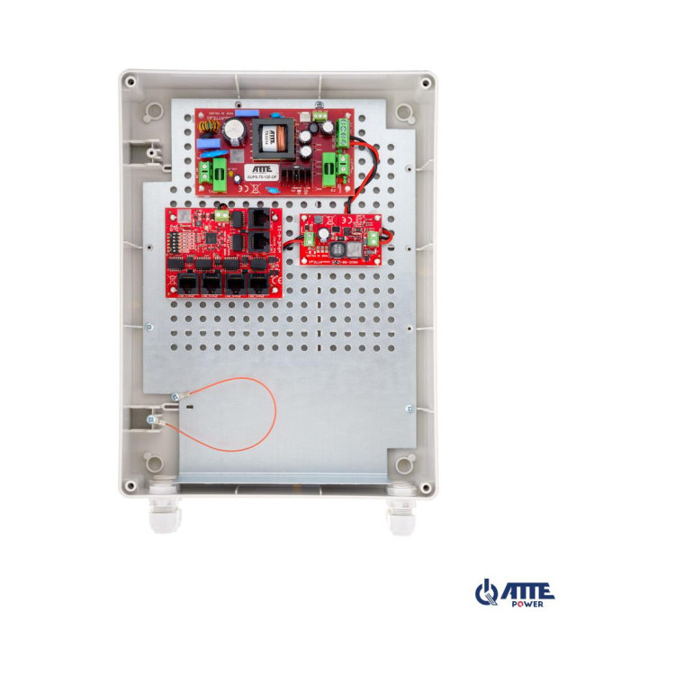 SWITCH POE 5-PORTOWY Z ZASILANIEM BUFOROWYM ATTE IPUPS-5-11-XL2