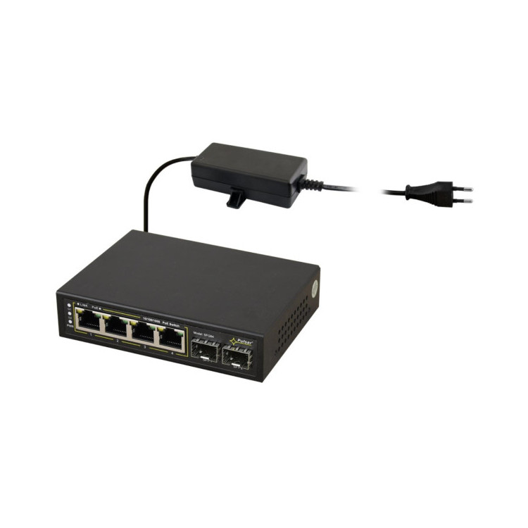 SWITCH POE 4+2SFP PULSAR SFG64