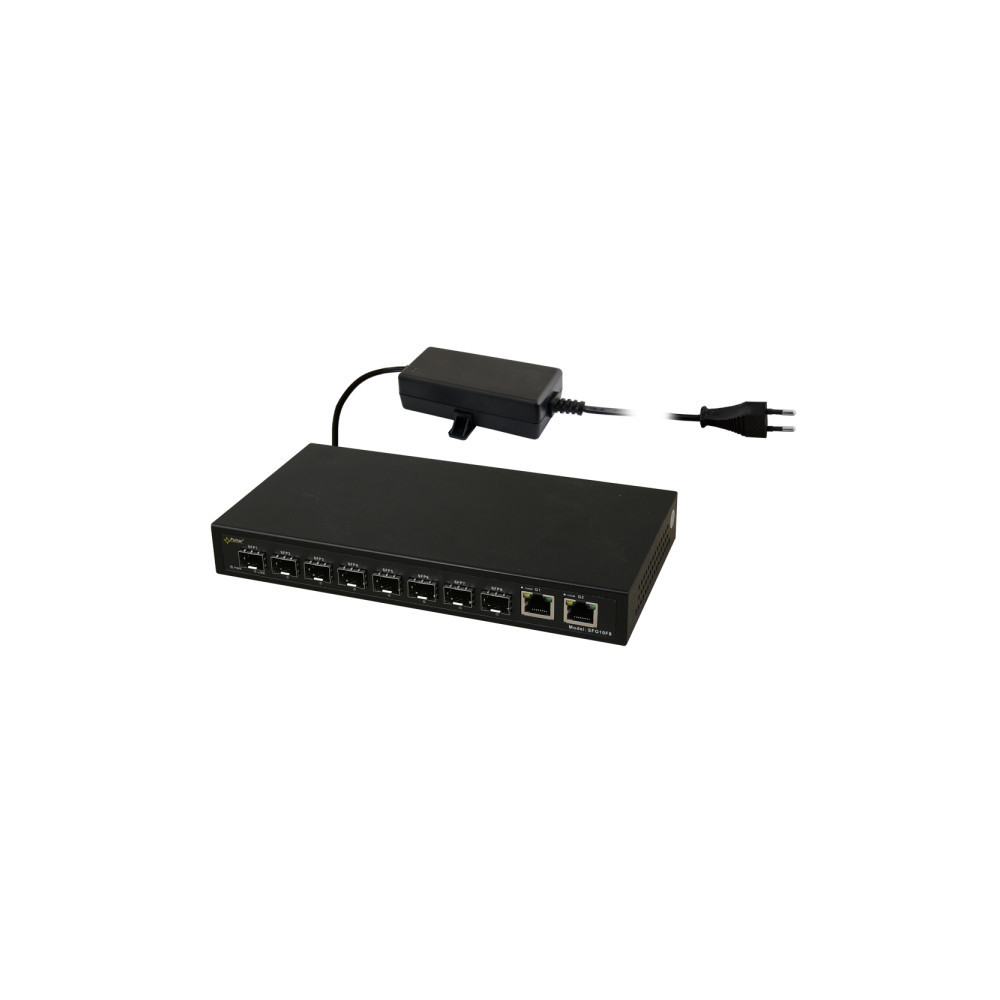 Switch optyczny PULSAR SFG10F8 (8xSFP, 2xRJ45)