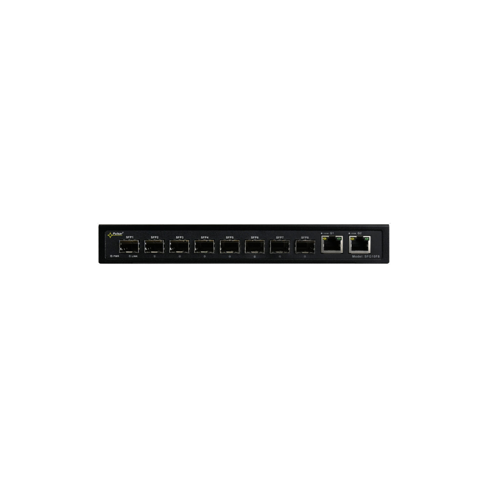 Switch optyczny PULSAR SFG10F8 (8xSFP, 2xRJ45)