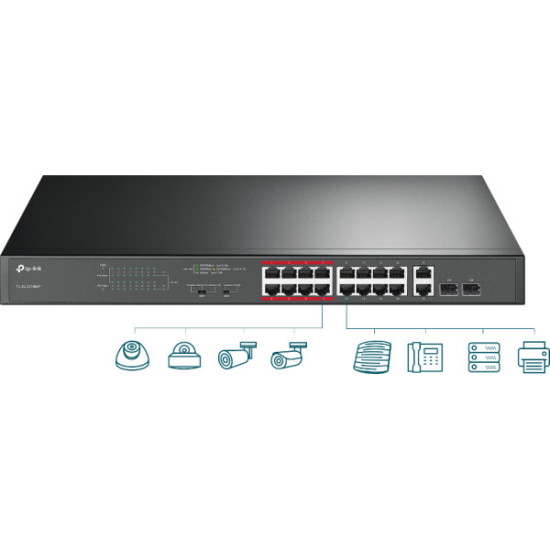 SWITCH TP-LINK TL-SL1218MP