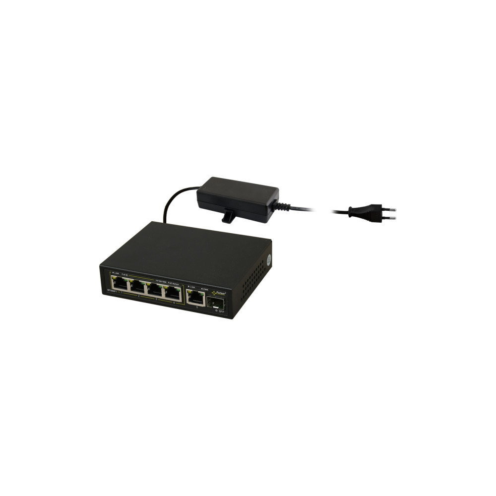 Switch 6-portowy PULSAR SFG64F1 do 4 kamer IP