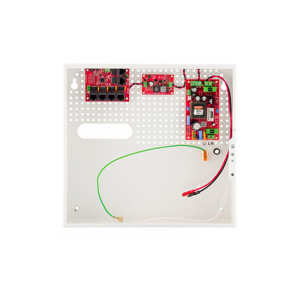 SWITCH POE 5-PORTOWY Z ZASILANIEM BUFOROWYM ATTE IPUPS-5-11-F