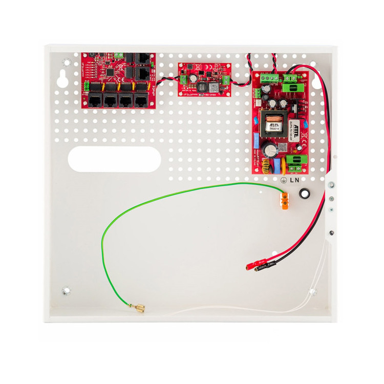 SWITCH POE 5-PORTOWY Z ZASILANIEM BUFOROWYM ATTE IPUPS-5-11-F
