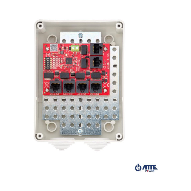 SWITCH 6-PORTOWY POE ATTE xPoE-6-11-S3