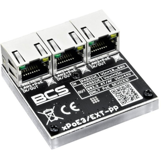 Switch POE BCS POWER BCS-xPoE3/EXT-PP