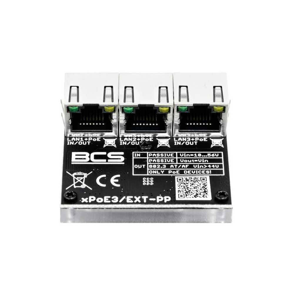 Switch POE BCS POWER BCS-xPoE3/EXT-PP