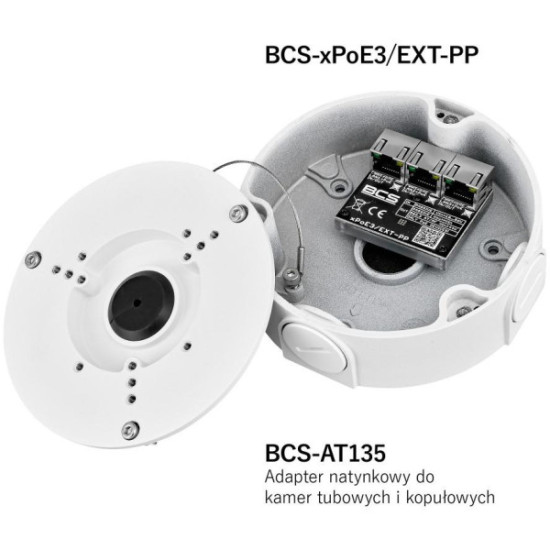 Switch POE BCS POWER BCS-xPoE3/EXT-PP