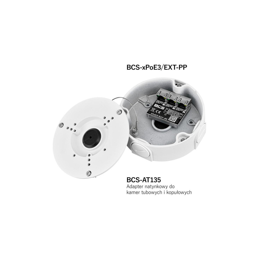Switch POE BCS POWER BCS-xPoE3/EXT-PP