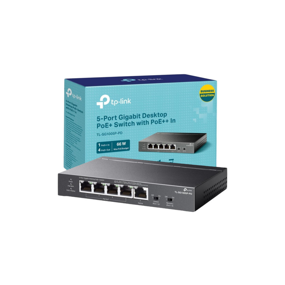 SWITCH TP-LINK TL-SG1005P-PD (POE++)