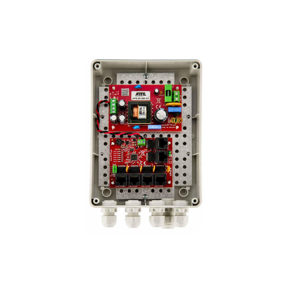 SWITCH 5-PORTOWY POE ATTE IP-5-11-M2