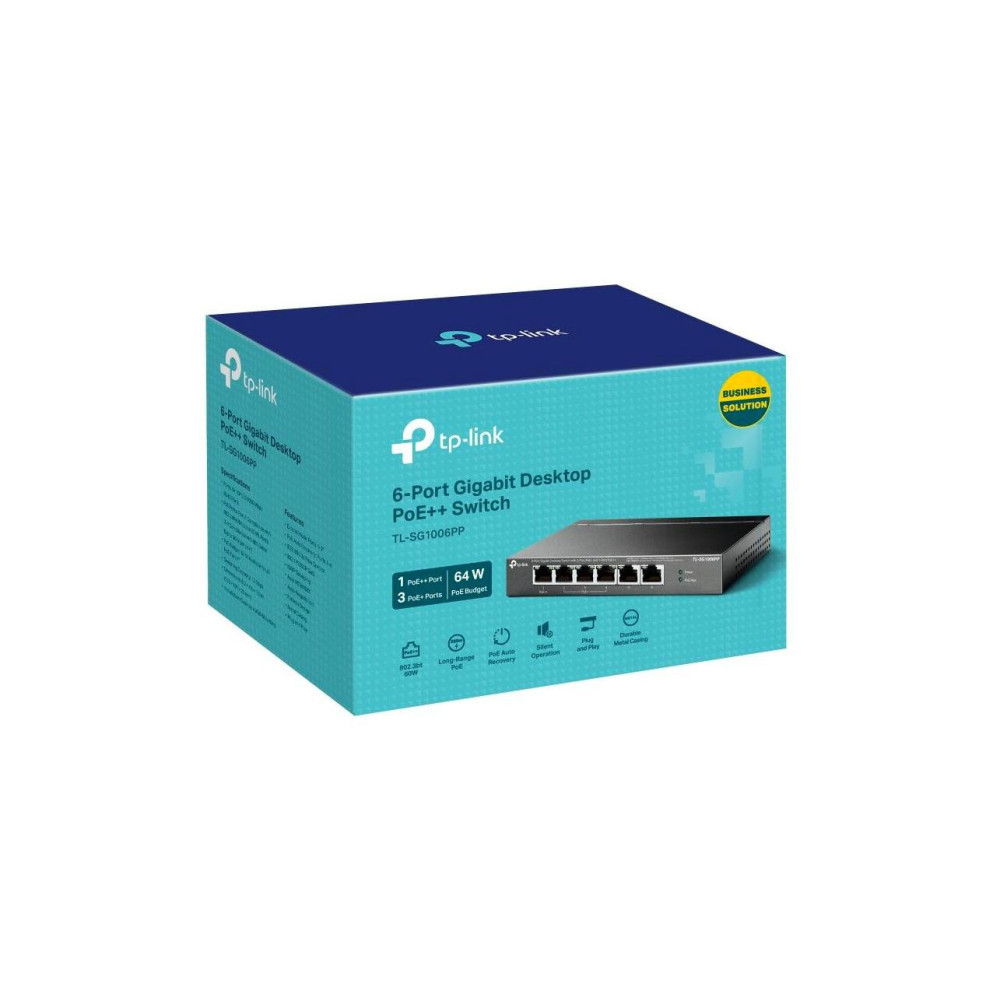 SWITCH TP-LINK TL-SG1006PP (PoE++)