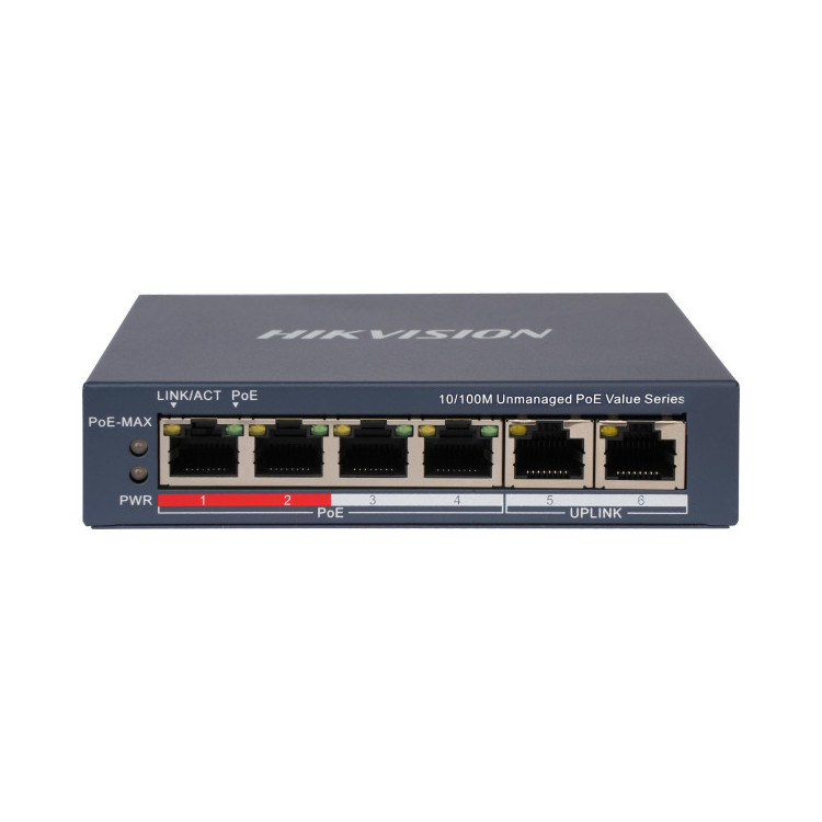Switch Hikvision DS-3E0106P-E/M(B)