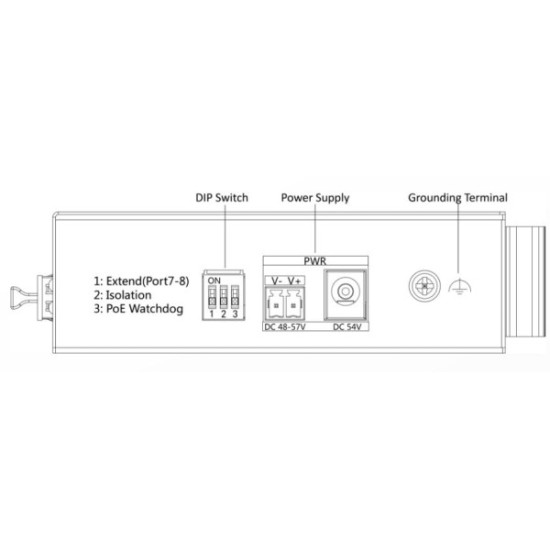 SWITCH HIKVISION DS-3T0510HP-E/HS