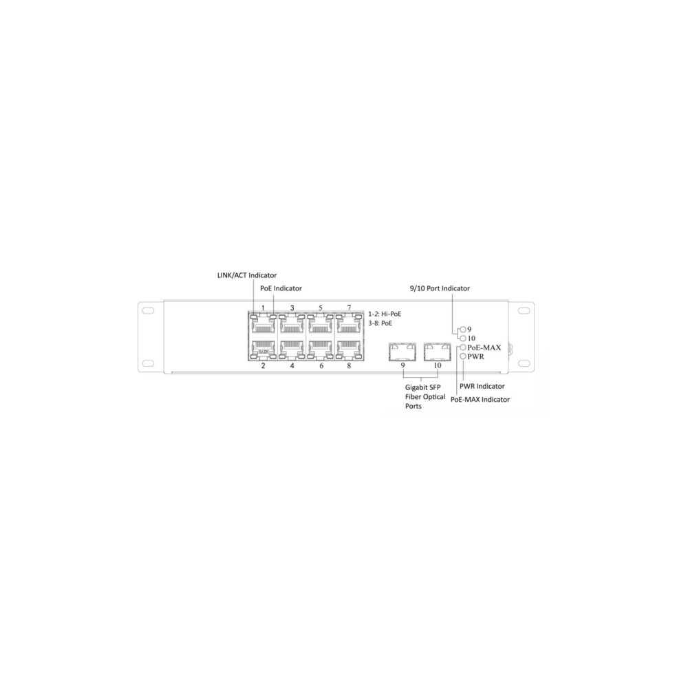 SWITCH HIKVISION DS-3T0510HP-E/HS