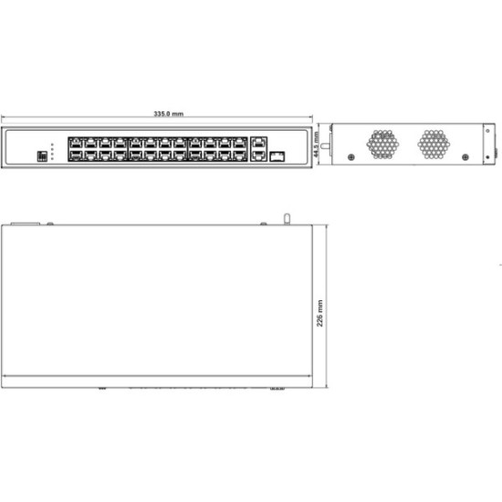 SWITCH HIKVISION DS-3E0326P-E/M
