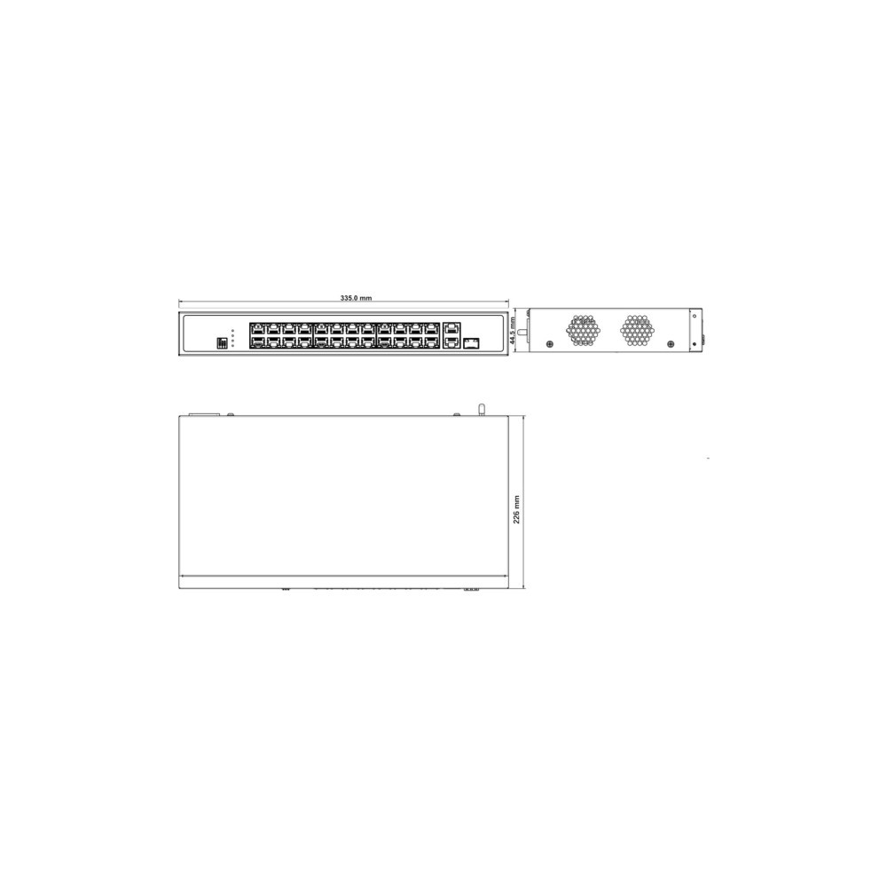 SWITCH HIKVISION DS-3E0326P-E/M