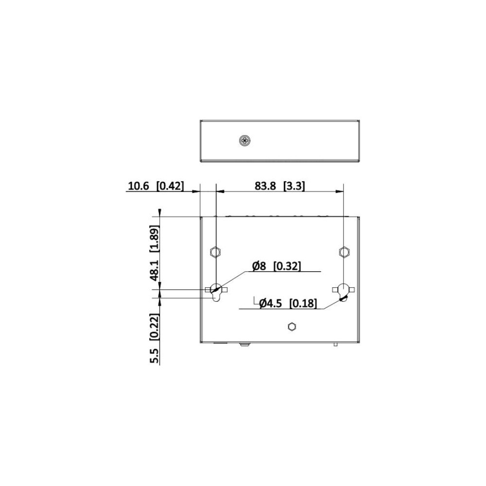 Repeater PoE Hikvision DS-3E0505P-E/R