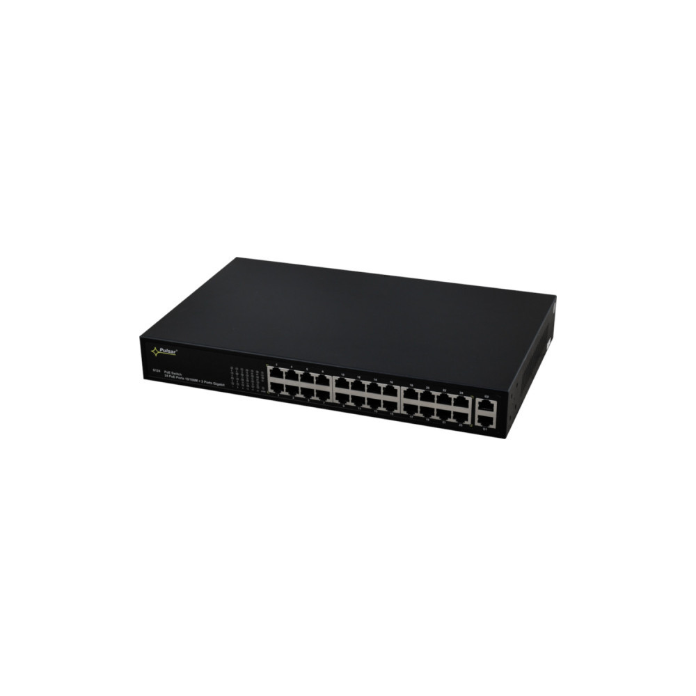SWITCH POE PULSAR S124 24+2 UPLINK POE+ GIGABIT