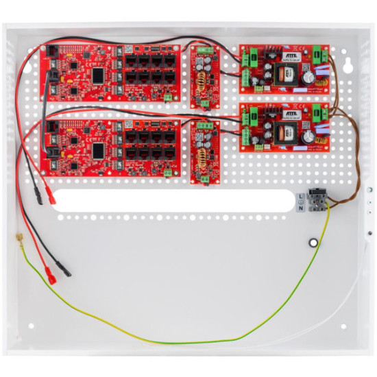Zestaw buforowy do 16 kamer IP switch Po 16P+2G ATTE IPUPS-16-20-H