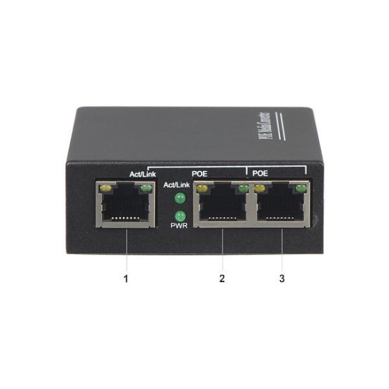 SWITCH PoE SPS-2P/1 3-PORTOWY