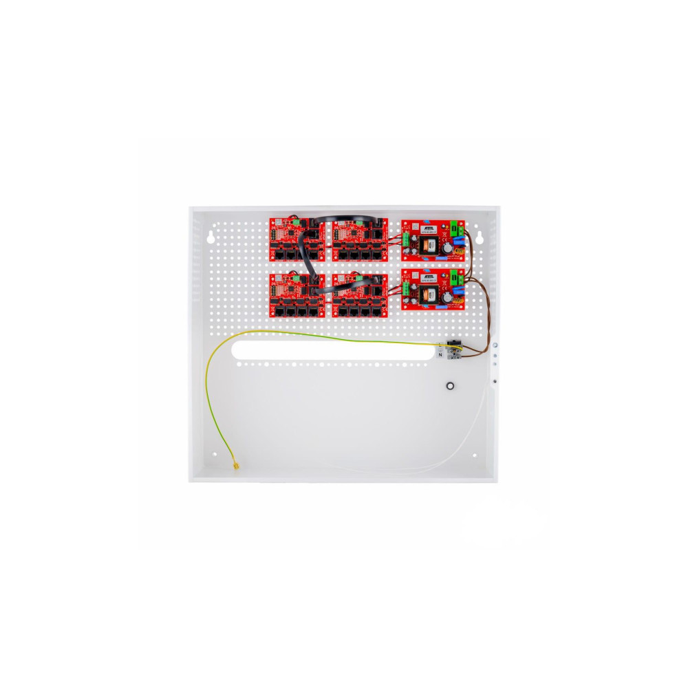Zestaw do 17 kamer IP switch PoE 17P+1UP ATTE IP-17-11-H