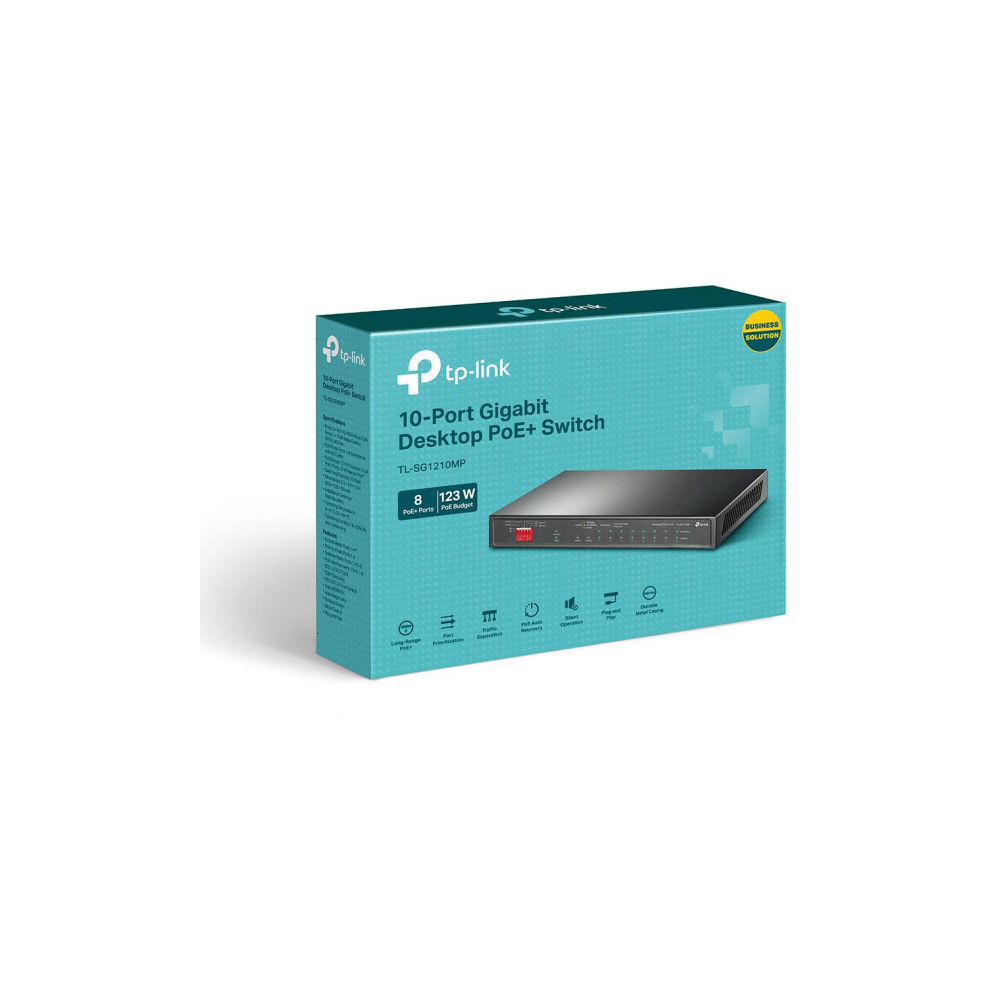 SWITCH TP-LINK TL-SG1210MP