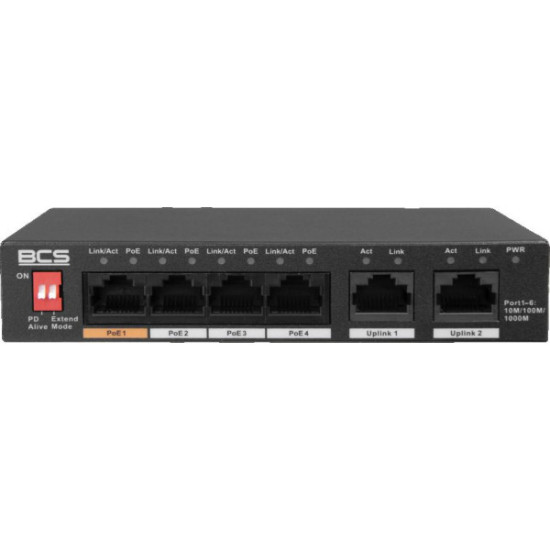 Switch PoE BCS LINE BCS-L-SP04G02G(2)