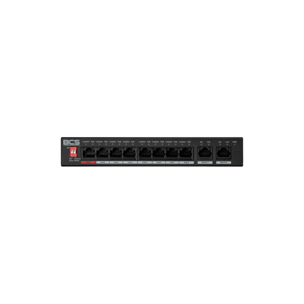 Switch PoE BCS LINE BCS-L-SP0802G(2)