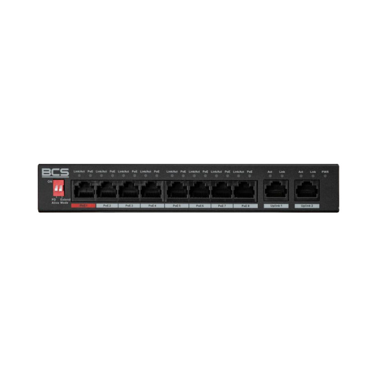 Switch PoE BCS LINE BCS-L-SP0802G(2)