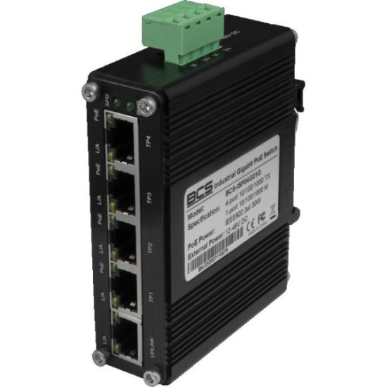 Switch PoE BCS UNIVERSAL BCS-ISP04G01G