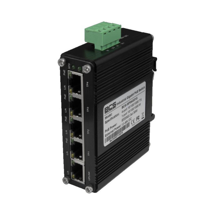 Switch PoE BCS UNIVERSAL BCS-ISP04G01G