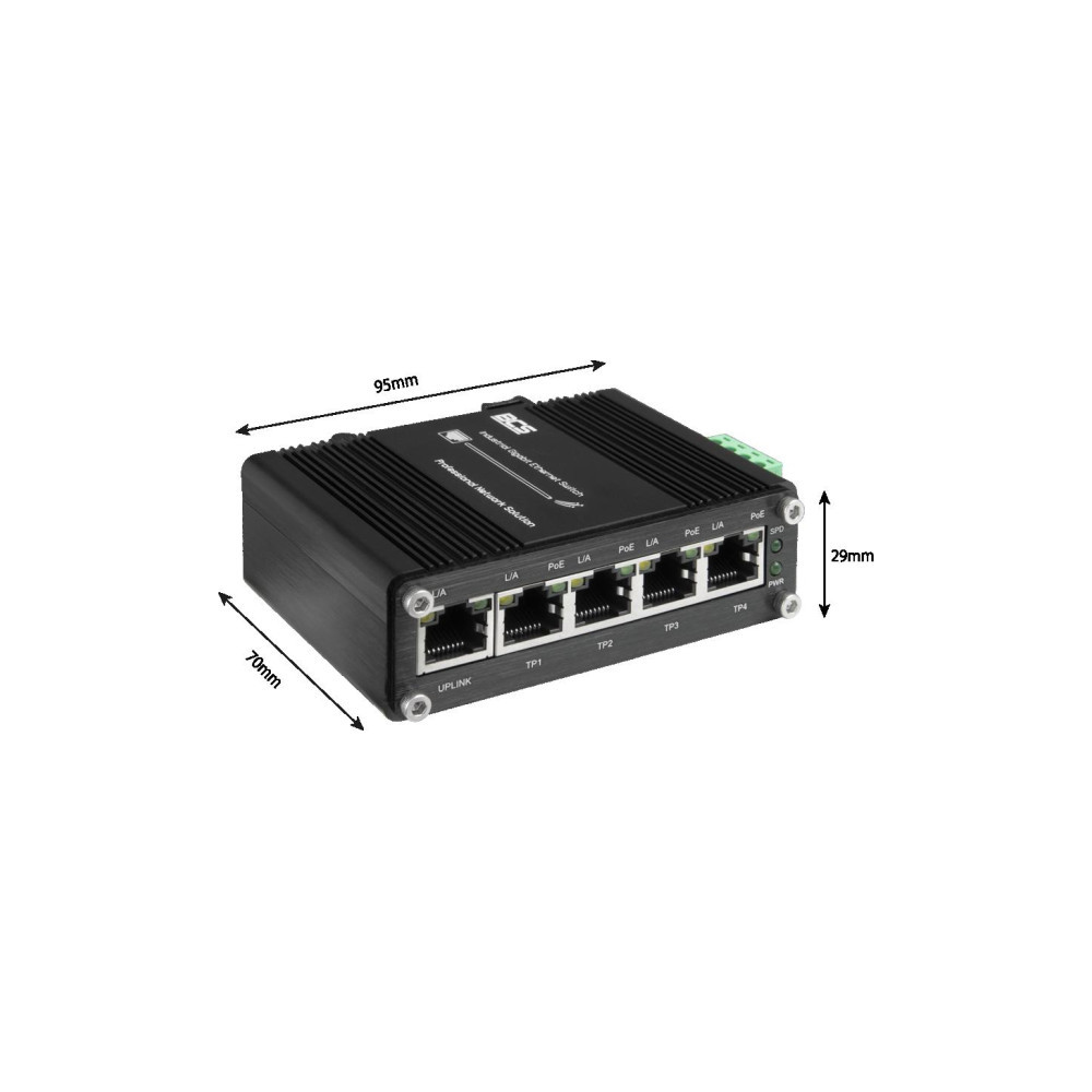 Switch PoE BCS UNIVERSAL BCS-ISP04G01G
