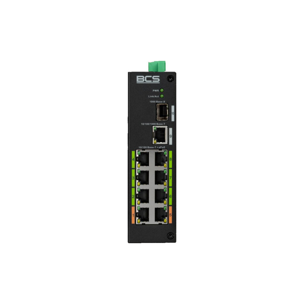 Switch PoE BCS LINE BCS-L-SP08E01G-1SFP(2)